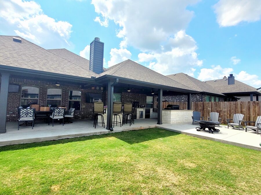 Custom pavilion built by Texas Patios Plus in south DFW